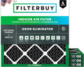 Filterbuy 14x14x1 Air Filter MERV 10 Odor & Allergy Defense by Filterbuy