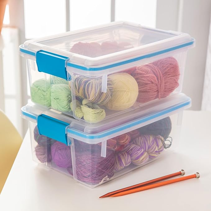 Sterilite 12-Pack Gasket Box, Weather-Resistant Storage Bins - Image 7