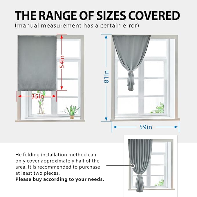 Magic Tape Stick on Portable Curtains - Image 3