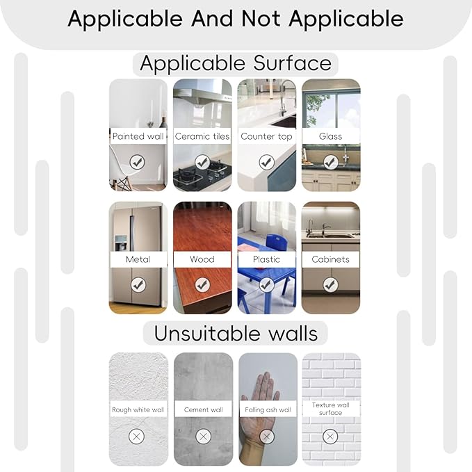 Yootiko Wall Protector Clear Contact Paper Electrostatic Absorption Shelf - Image 7