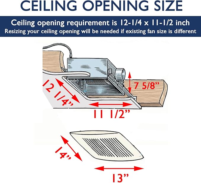 SEP120EZ | 120 CFM | 0.3 Sone | EZ Install No Attic Access Required | Energy - Image 2