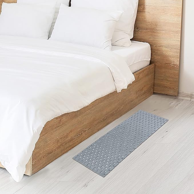 Bambo Bath Mat Bathroom Runner Long Large Rugs Floor Wood Shower Bathtub - Image 5