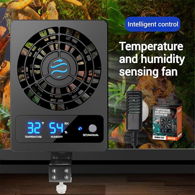 Reptile Ventilation Fan with Humidity Control & High Temp Alarm, Smart - Image 5