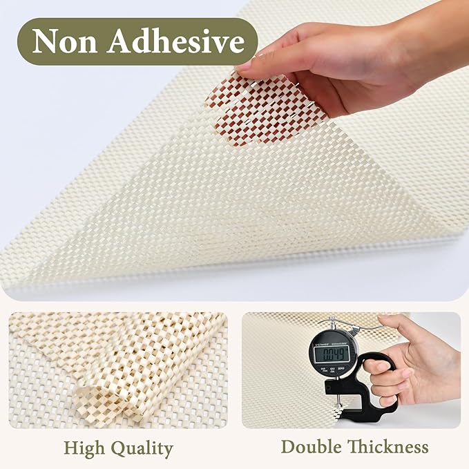 Shelf Drawer Liners for Kitchen Cabinets Non Adhesive Drawer Liner Thickened - Image 6