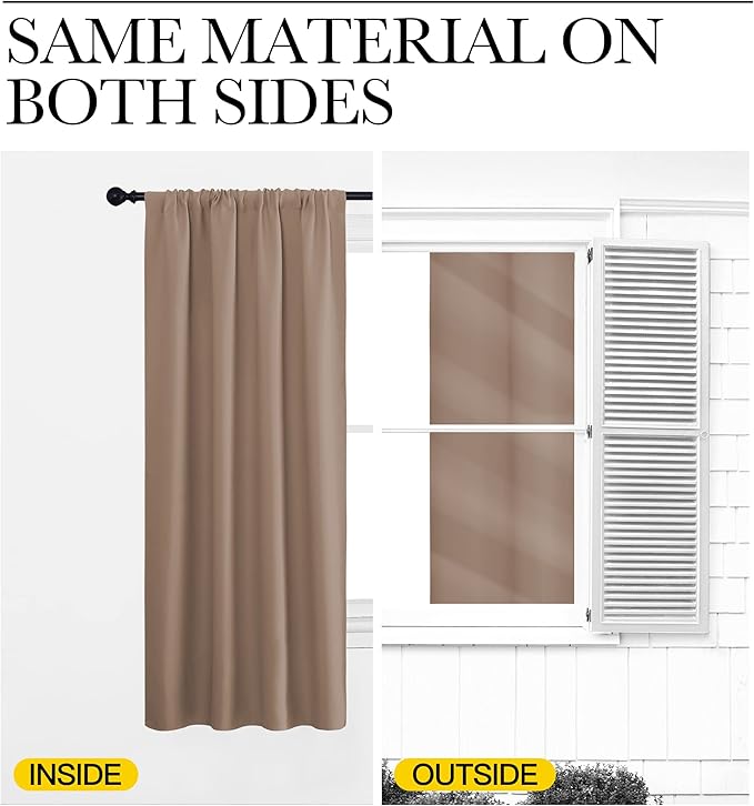 NICETOWN Room Darkening Curtains - Image 5