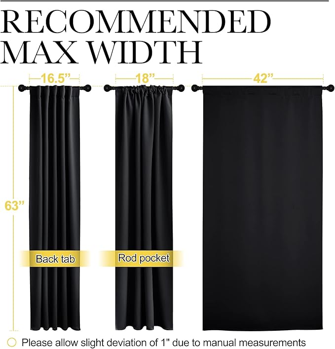 NICETOWN Halloween Blackout Curtains Window Panel Drapes - Image 7