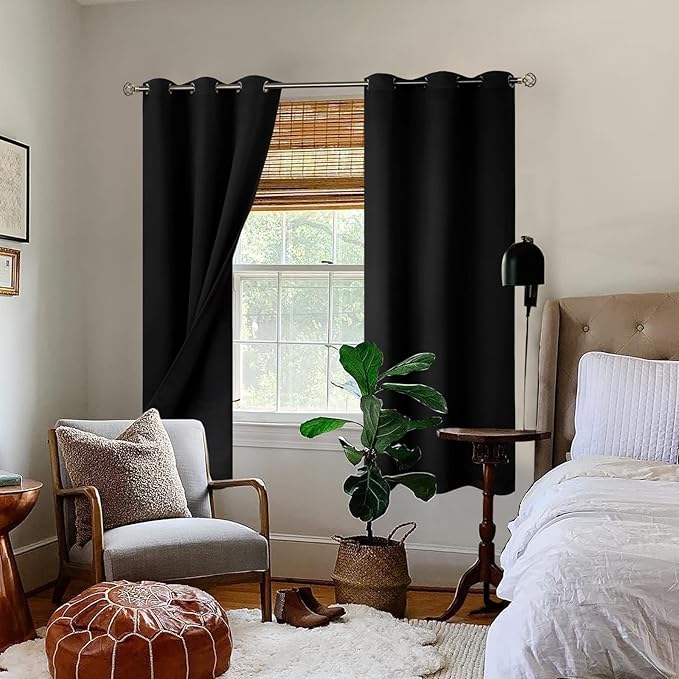 BGment Black Out Curtains 72 Inch Long - Image 2