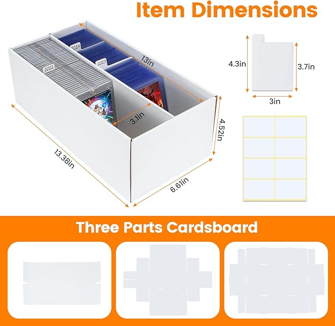 6 Pack Trading Card Storage Box - Image 2