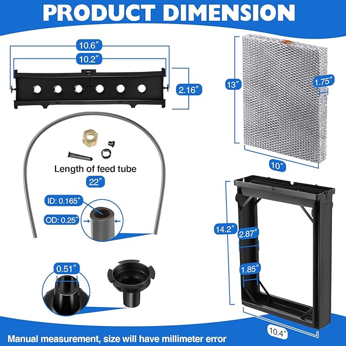 Enhon 3 Pcs Humidifier Maintenance Kit - Image 8