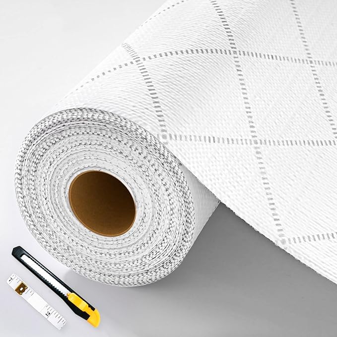 Shelf Liners for Kitchen Cabinets Non-Adhesive, Non-Slip Thickened Shelf Paper by Fzzcvo
