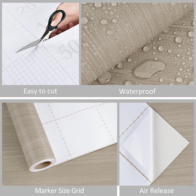 WESTICK 24" x 394" Large Wood Contact Paper - Image 6