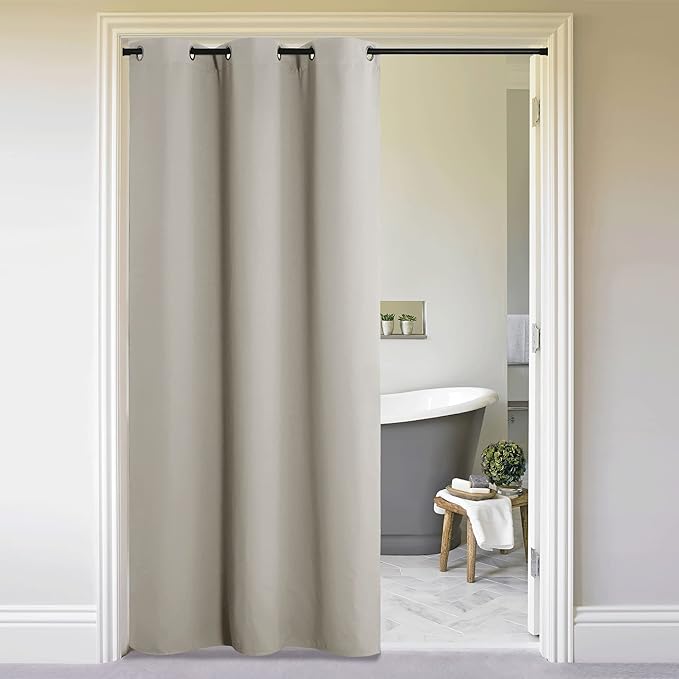 NICETOWN Sliding Door Curtains 96 inch Length, Single Curtain, Insulating by NICETOWN