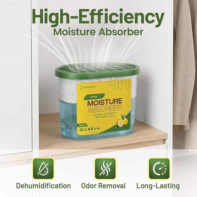 Premium Moisture Absorbers and Dehumidifier Tubs – High-Efficiency Closet - Image 4