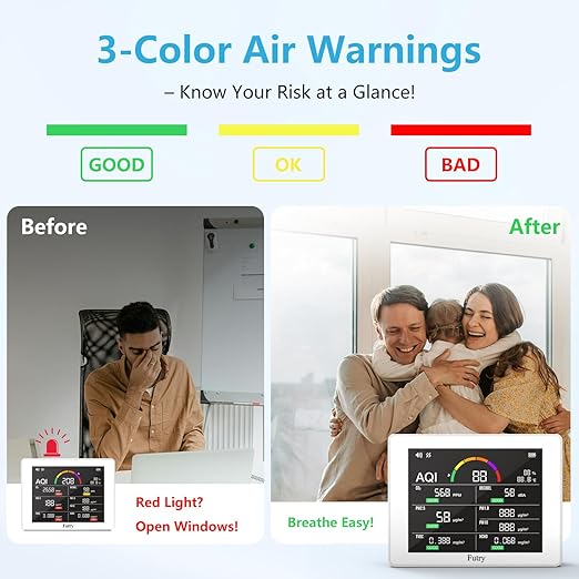 15-in-1 Smart Air Quality Monitor Indoor - Image 5