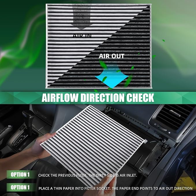 CF12160 Cabin Air Filter With Activated Carbon Compatible with Hyundai Kona - Image 3