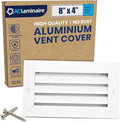 8x4 Inch Air Return Vent Cover Decorative – Premium Aluminum AC Vent Cover by LAMINAIRE