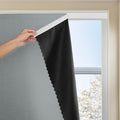 Adhesive Curtain 100% Blackout No-Drill Easy Install by JILRON