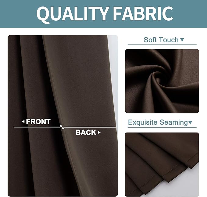 ChrisDowa Brownout Curtains 48 inches Long - Image 3