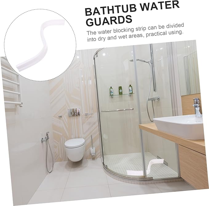 Tofficu Water Absorber for Bathroom Sink Drain Strip Shower Baffle Peel and - Image 8