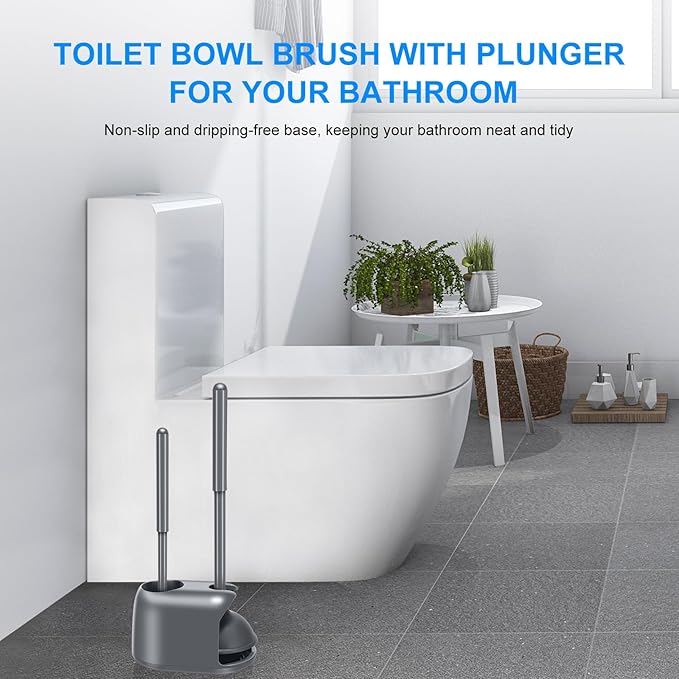 SetSail Toilet Brush and Plunger Set, Toilet Plungers - Image 7