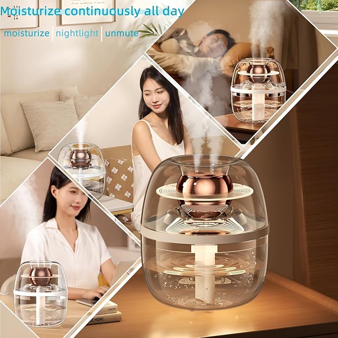 JINGYAN Dreamzy 3L Ultrasonic Cool Mist Humidifier - Image 5