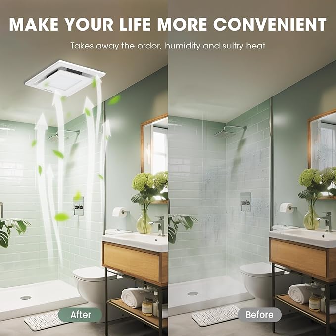 FASDUNT Bathroom Exhaust Fan - Image 7