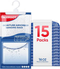 15 Pack Moisture Absorbers for Closet, 16OZ Hanging Closet Dehumidifier Bags by Unknown
