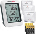 TempPro TP60-3 Digital Hygrometer Indoor Outdoor Thermometer Wireless by ThermoPro