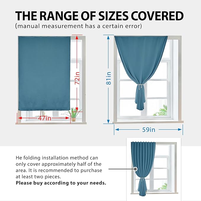 Magic Tape Stick on Portable Curtains - Image 3