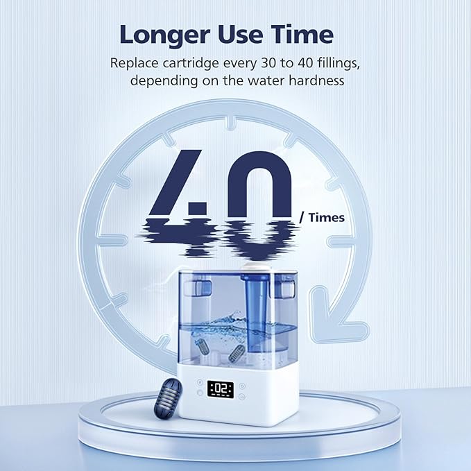 Demineralization Cartridge for HoMedics Ultrasonic Humidifiers, Filters Mineral - Image 6