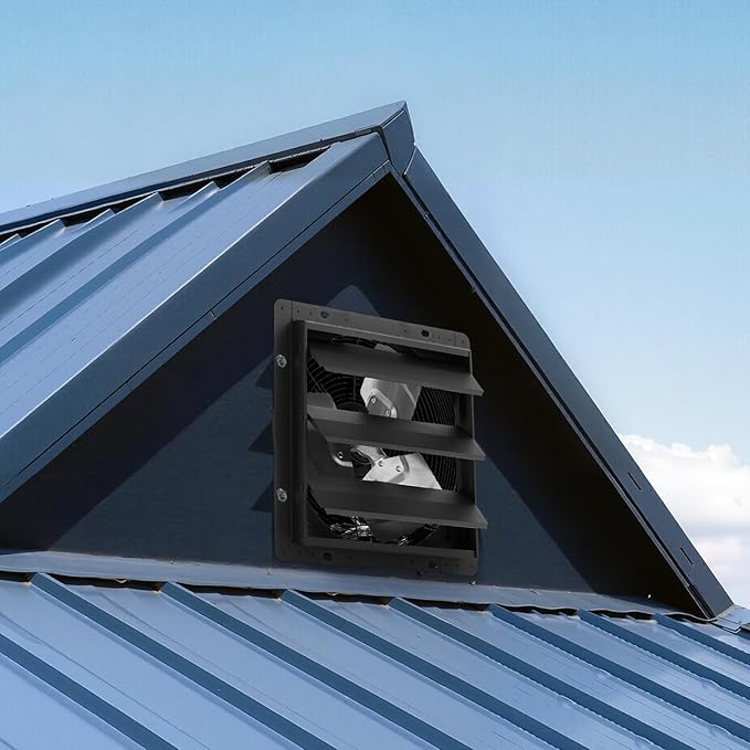 VEVOR 10 inch Exhaust Fan, Wall Mounted Attic Fan - Image 8