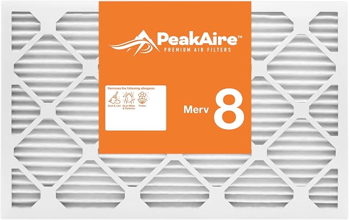 Merv 8 Basic 10" x 24" x 1" Air Filter by PeakaireFIlters