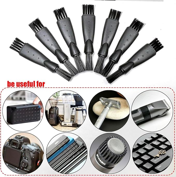 24pcs Men's Electric Shavers Cleaning Brush Double-Sided Shavers Brush Hair - Image 7