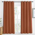 NICETOWN Blackout Burnt Orange Curtain & Drape, W55 x L86, 1 Panel, Room by NICETOWN