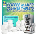 Coffee Machine Cleaner Descaler Tablets, Coffee Maker Cleaner Compatible by Clennaner