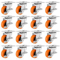 Caster Wheels, 3 Inch Casters Set of 16, Heavy Duty Casters by BOSGEOT