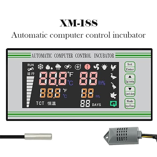 Xm-18S Egg Poultry Incubator System, 110V Automatic Egg Incubator Controller - Image 4