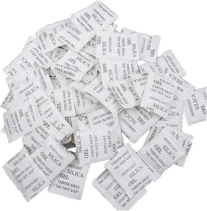 1000 Pack Silica Gel Desiccant Moisture Absorber Dehumidifier by Cozylkx