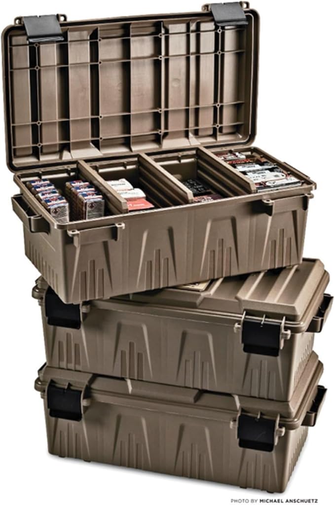 MTM ACDC30, Divided Ammo Crate Utility Box, Water- Resistant, Snap Latch - Image 8