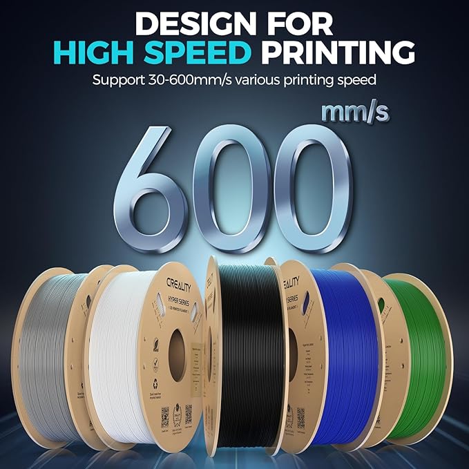 Creality PETG Filament, Hyper 1.75 mm 1 kg PETG: High-Speed 3D Printer Filament - Image 2