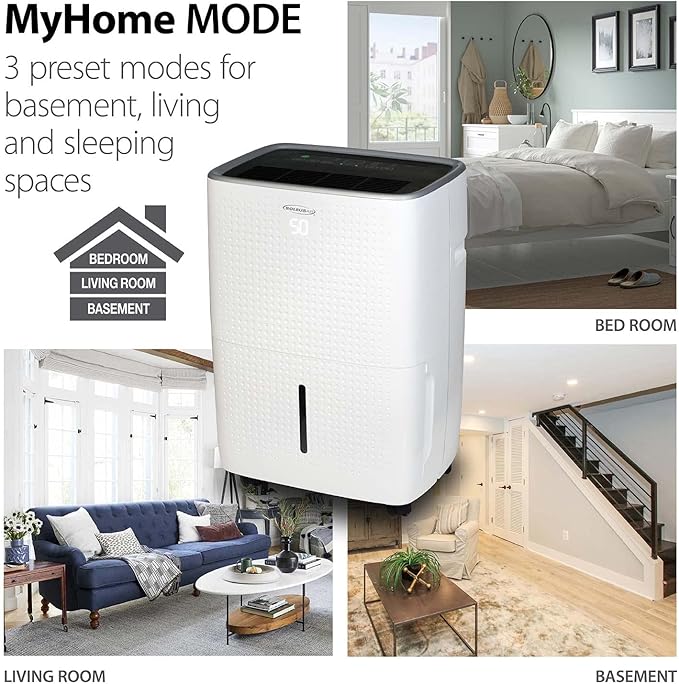 Soleus Air Energy Star Rated 4, 500 SqFt., 50 Pint Dehumidifier - Image 8