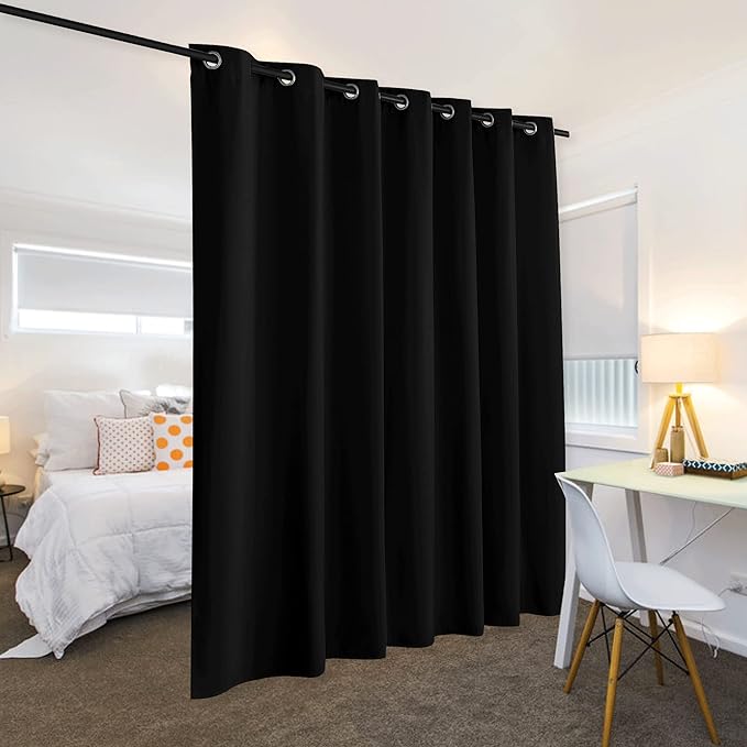 RYB HOME Blackout Thermal Insulated Blind Curtains, Noise Reduce Barrier - Image 3