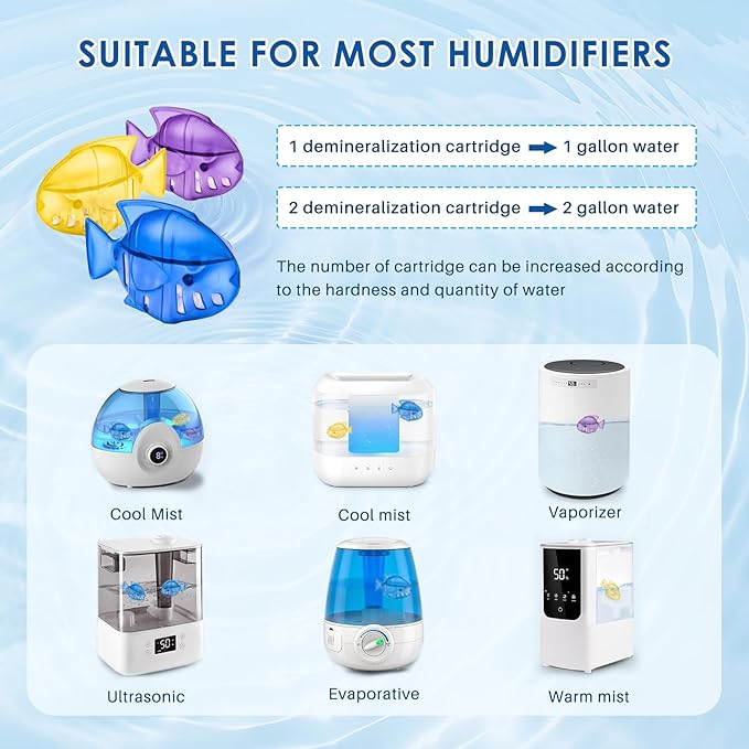 12 Pack Humidifier Cleaning Fish, Humidifier Cleaner - Image 2