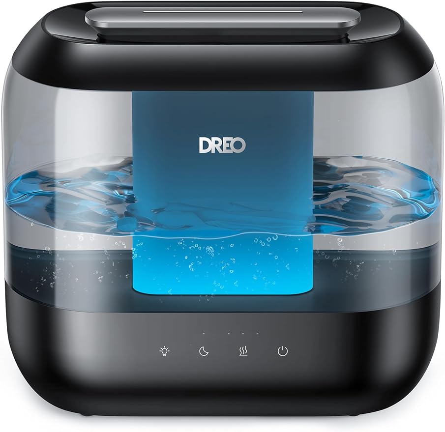 Dreo Humidifiers for Bedroom, 4L Top Fill for Large Room, 36H Runtime, 28 dB by DREO