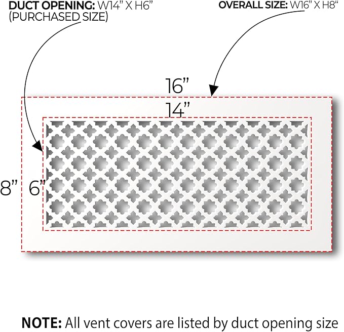 SABA Home Decor Air Vent Cover Grille - Image 2