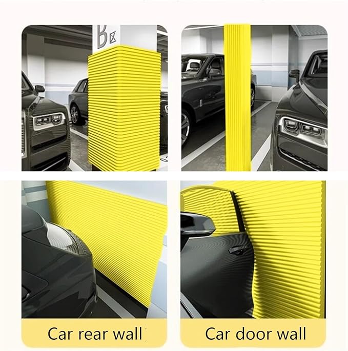 Garage Wall Protector Foam, 2x10 ft Car Door Protector Pole Bumper Guard Rubber - Image 7