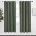 NICETOWN Blackout Curtain for Living Room 78 inch Long, 1 Panel, Dark Mallard by NICETOWN
