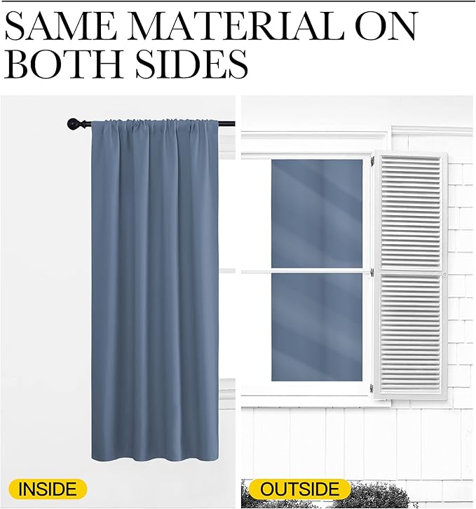 NICETOWN Blackout Curtains Window Draperies - Image 6