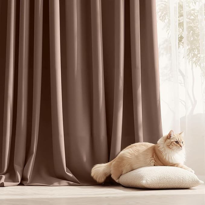RYB HOME Extra Wide Outdoor Curtains - Image 5