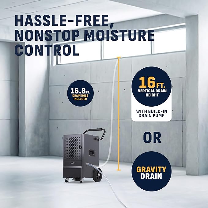 NewAir 160-Pint Commercial Dehumidifier - Image 5